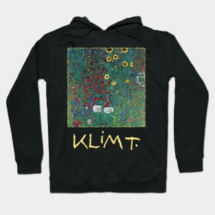 Farmergarden with Sunflower by Gustav Klimt Hoodie